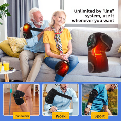 Adjustable Temperature Electric Heating Knee Pad with LCD Display