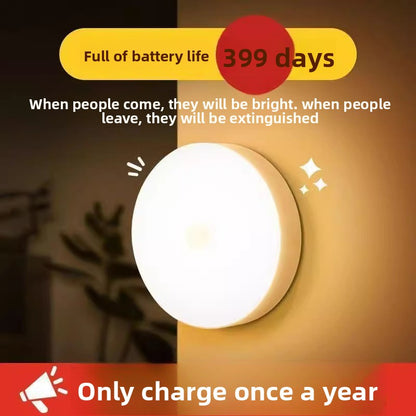 USB Rechargeable Human Sensor Night Light
