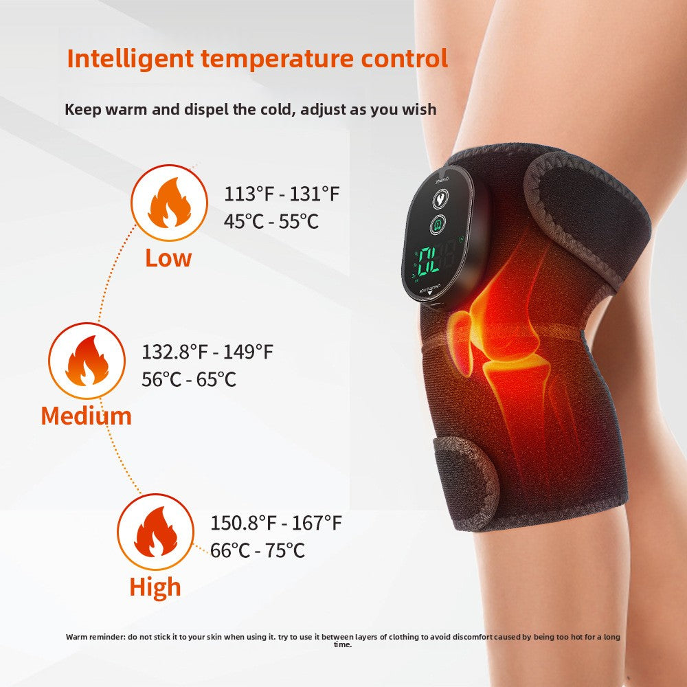 Adjustable Temperature Electric Heating Knee Pad with LCD Display
