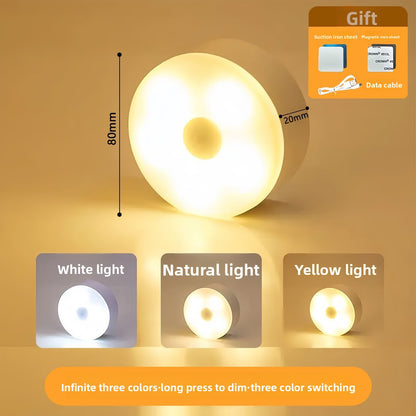 USB Rechargeable Human Sensor Night Light