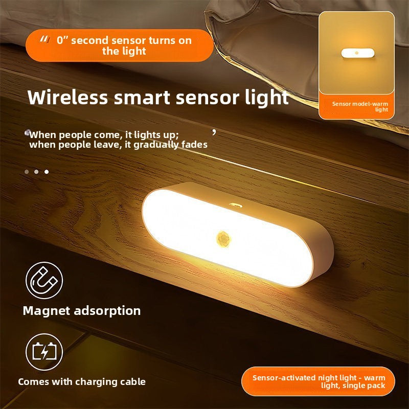 USB Rechargeable Human Sensor Night Light